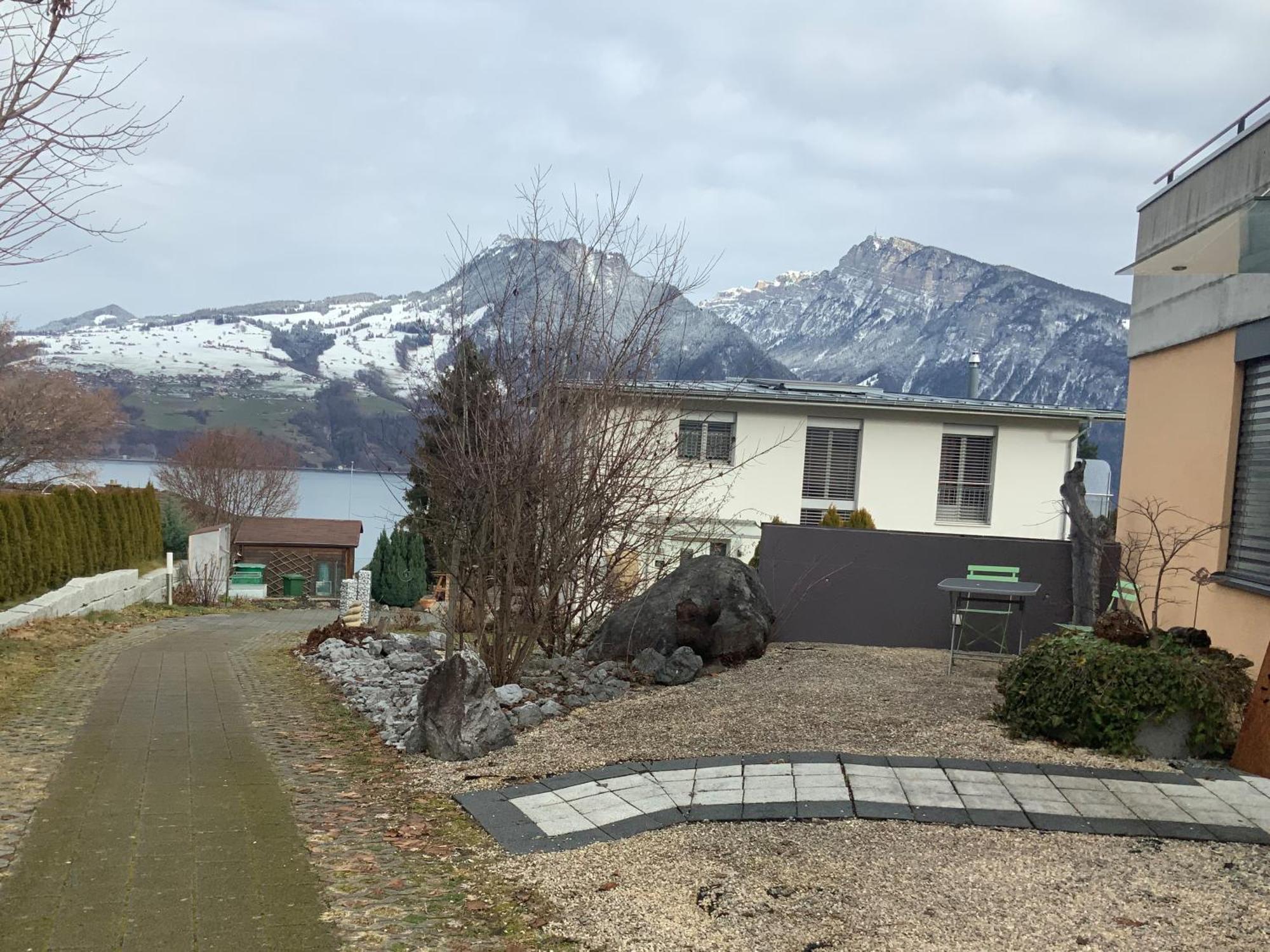 Appartamento Oase Zum Sein Spiez Esterno foto